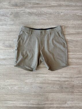 BYLT Kinetic Shorts in Olive, Size 34